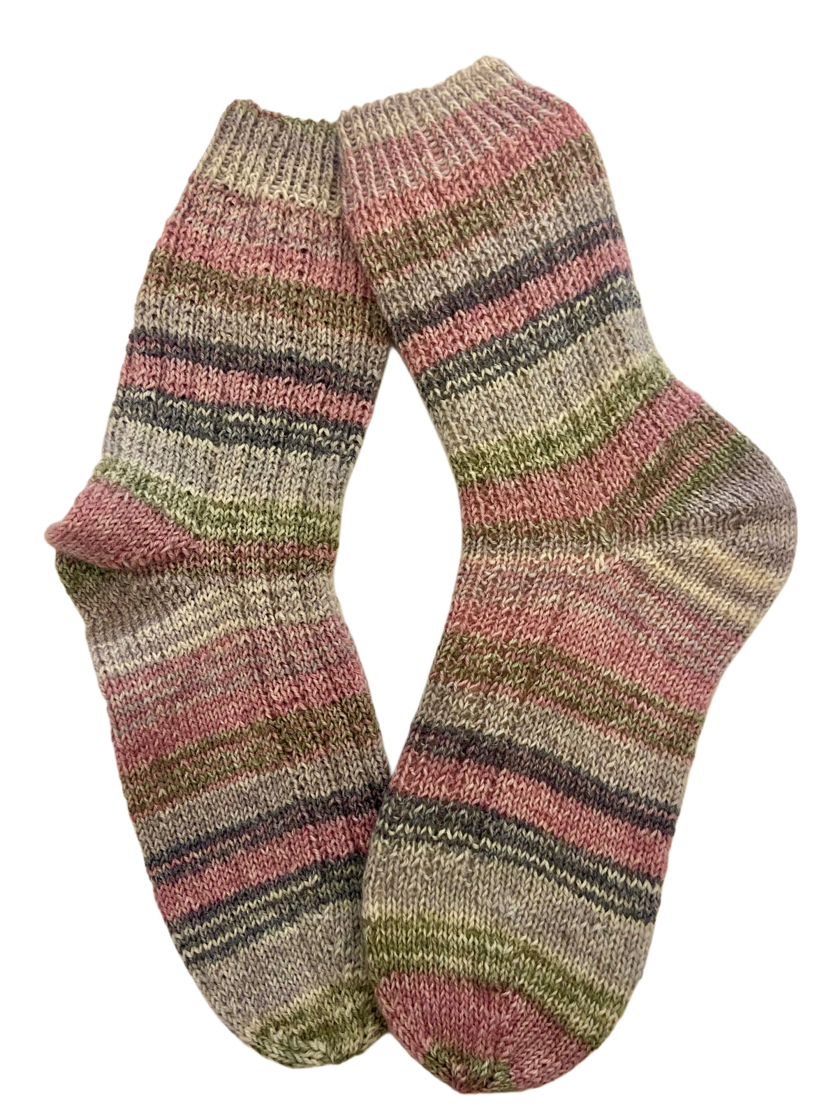Handgestrickte Socken, Gr. 39/40