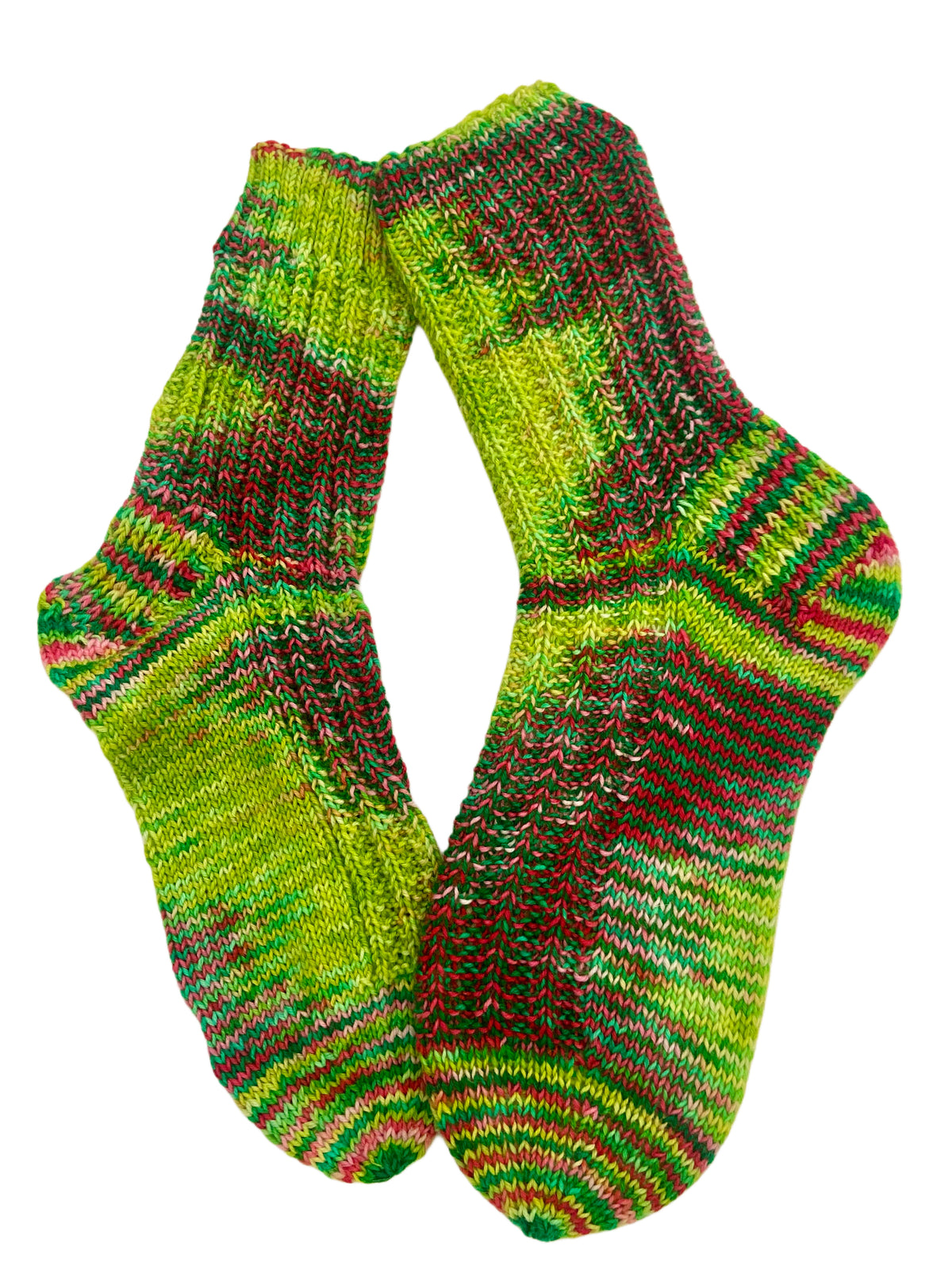 Handgestrickte Socken, Gr. 40/41