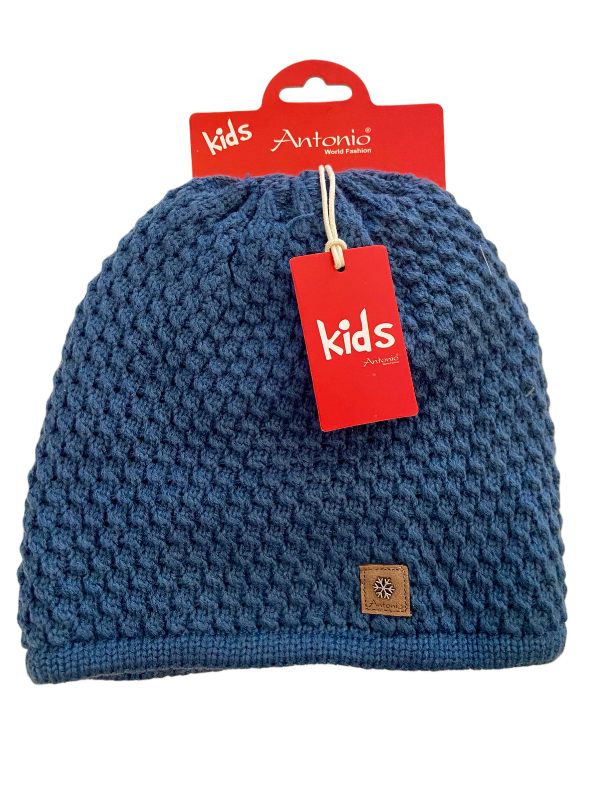 Winter Kinder Mütze, gestrickt, ohne Bommel