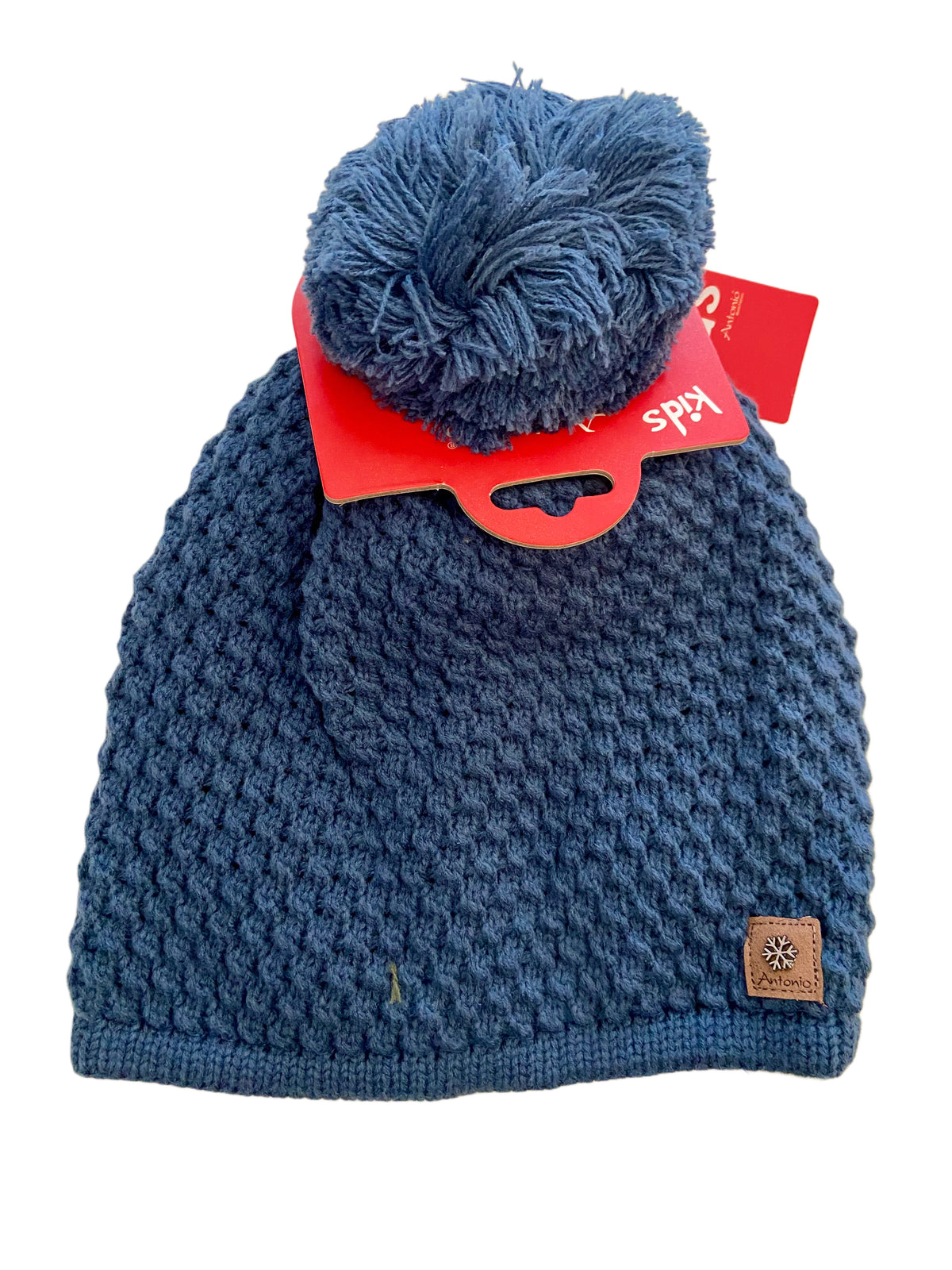 Winter Kinder Mütze, gestrickt, mit Bommel
