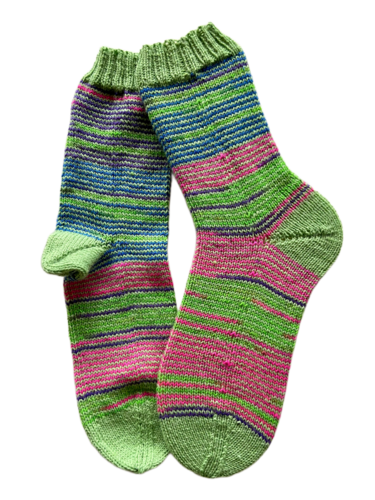 Handgestrickte Socken, Gr. 40/41