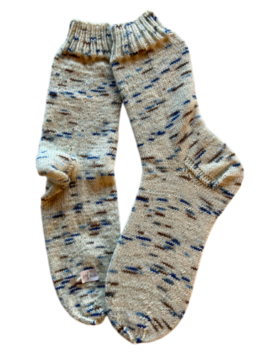 Handgestrickte Socken, Gr. 44/45