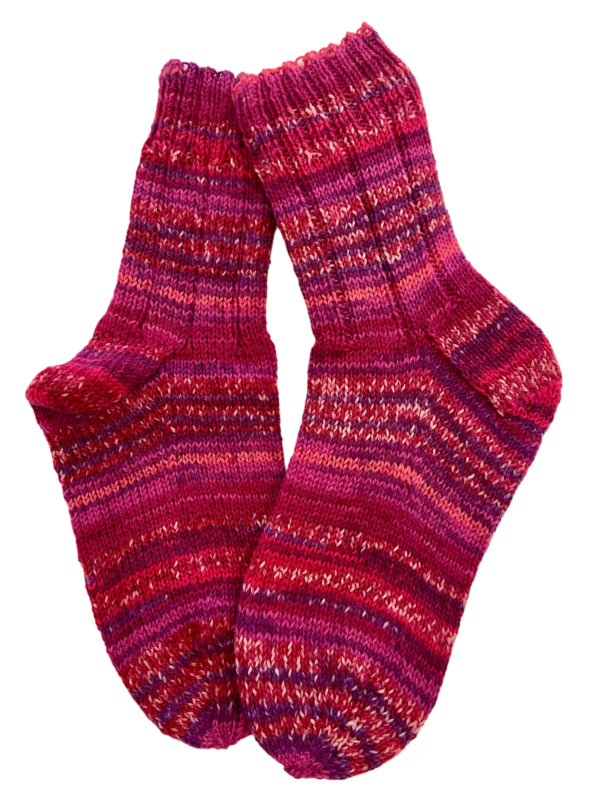 Handgestrickte Socken, Gr. 40/41