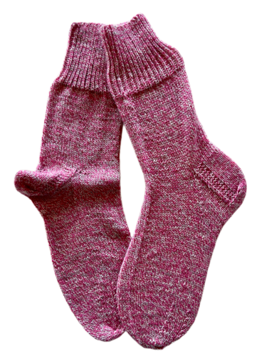 Handgestrickte Socken, Gr. 41/42