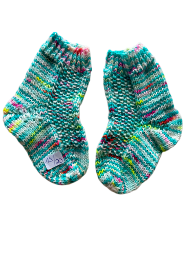 Handgestrickte Socken für Kinder, Gr. 19/20