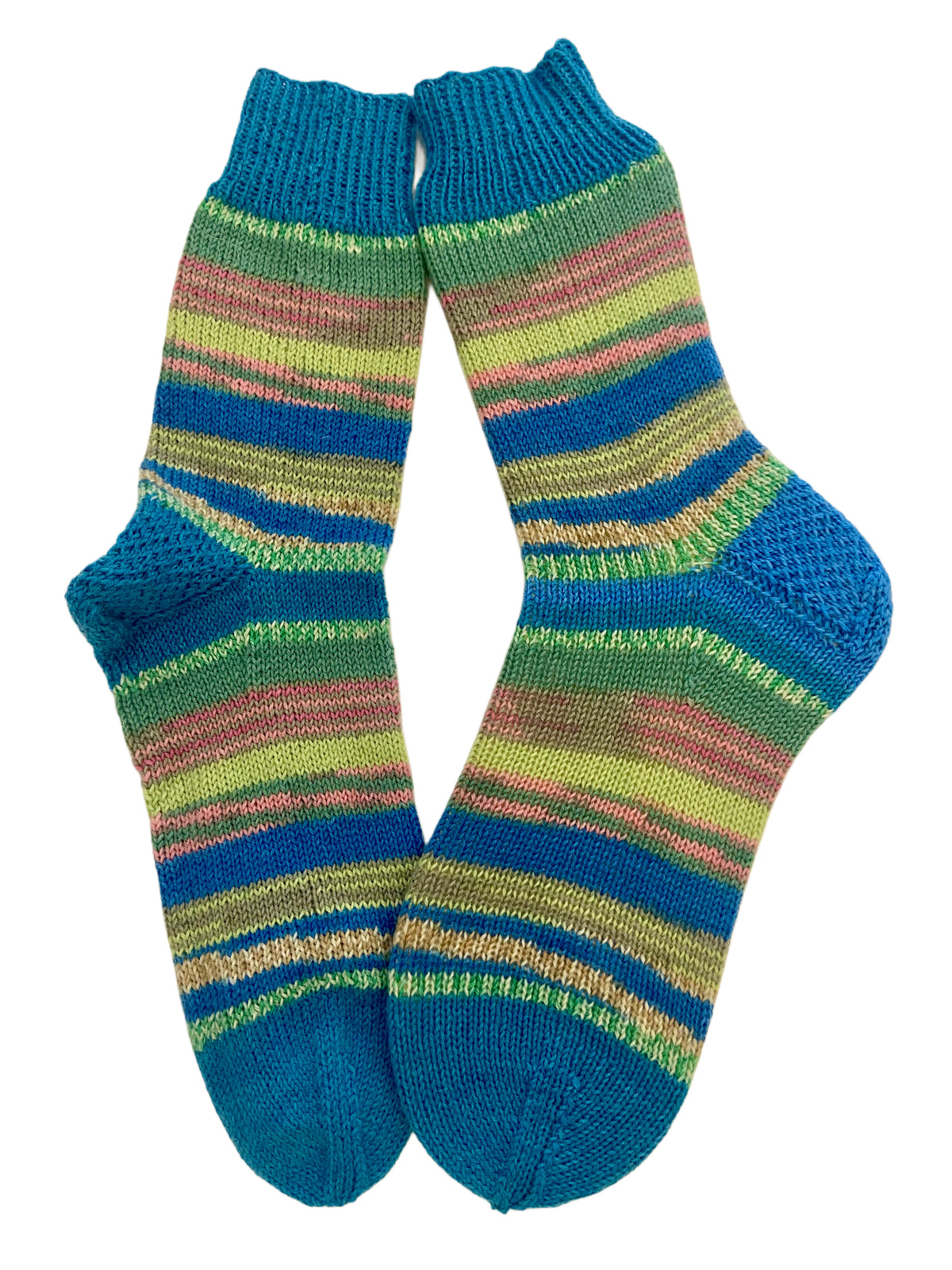 Handgestrickte Socken, Gr. 40/41