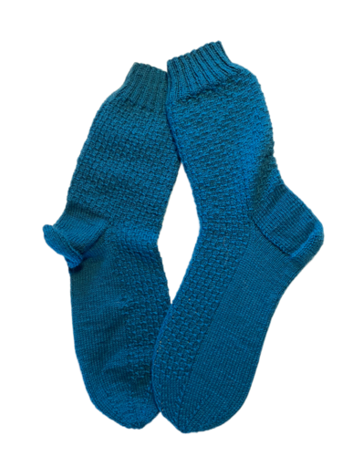 Handgestrickte Socken, Gr. 46/47