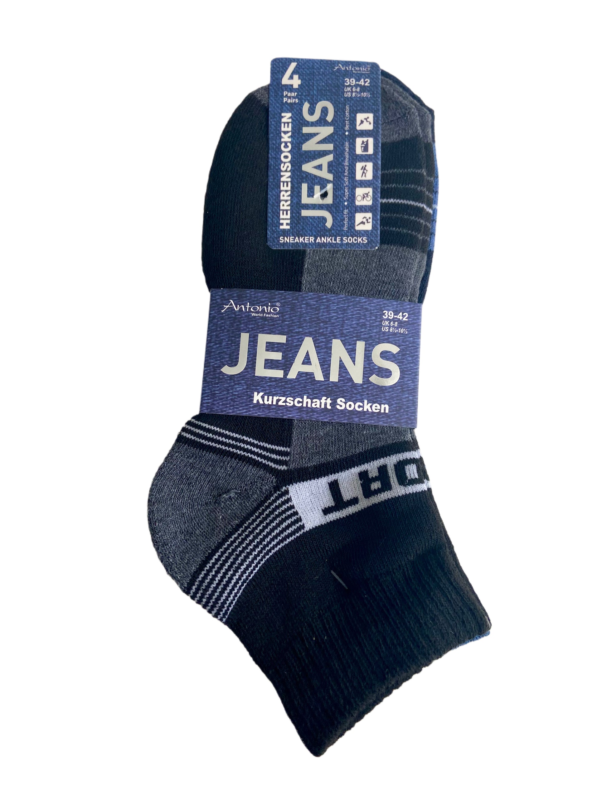 Herrensocken Denim, 3er Pack (Kopie)