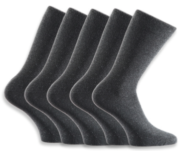 Herrensocken Anzug, 5er Pack