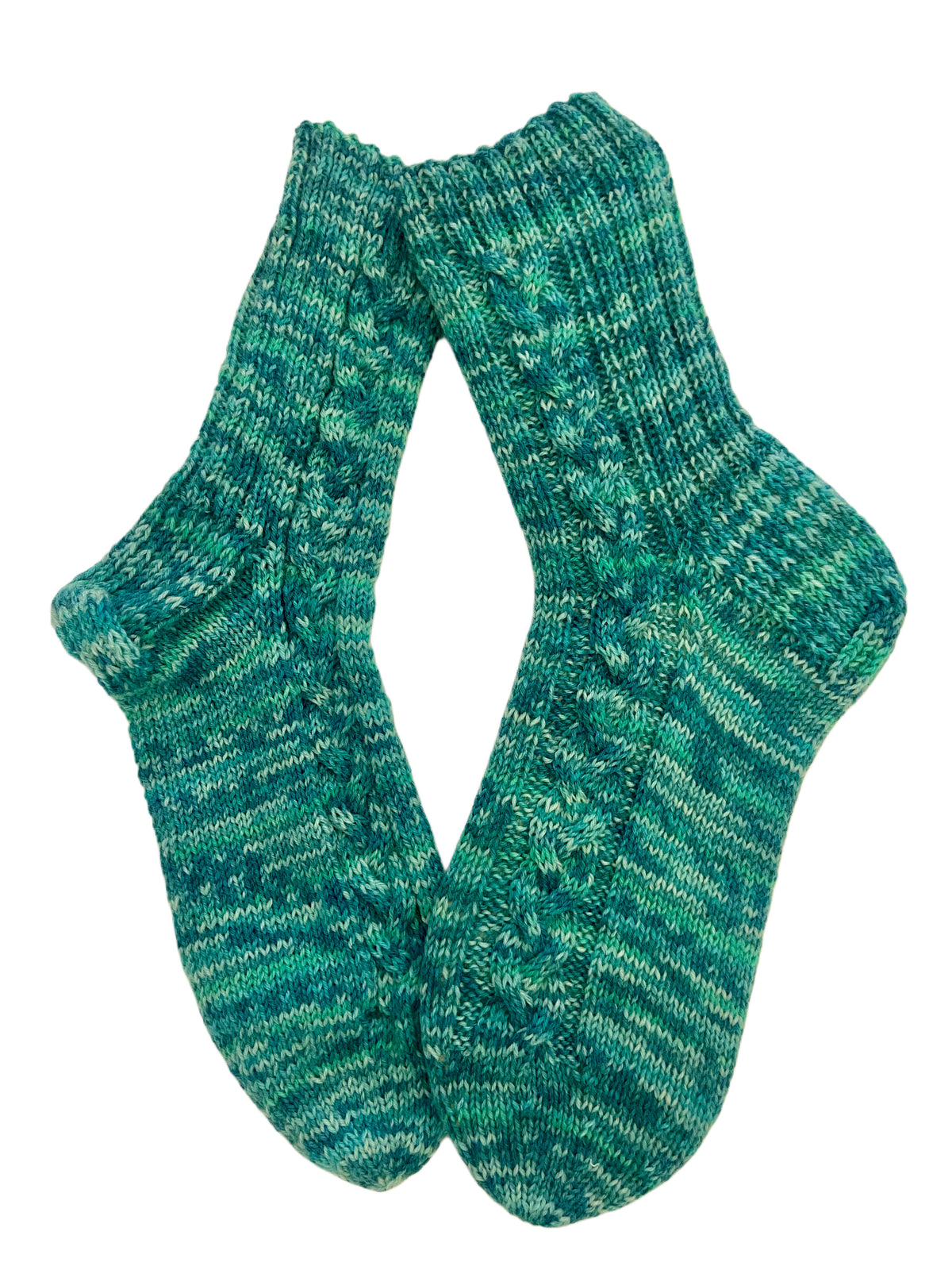 Handgestrickte Socken, Gr. 40/41
