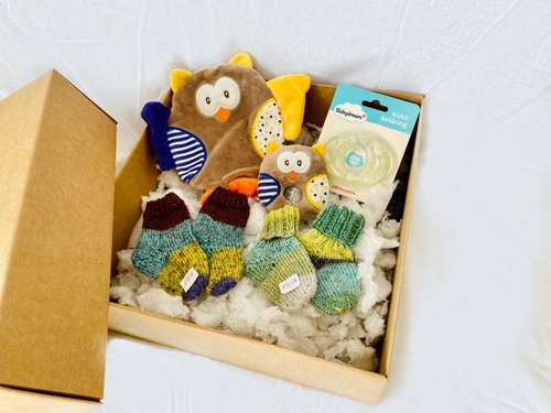 Geschenkbox "Baby-Eule"