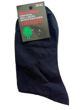 Wellness-Berufssocken, 100% Baumwolle, Gr. 39-42