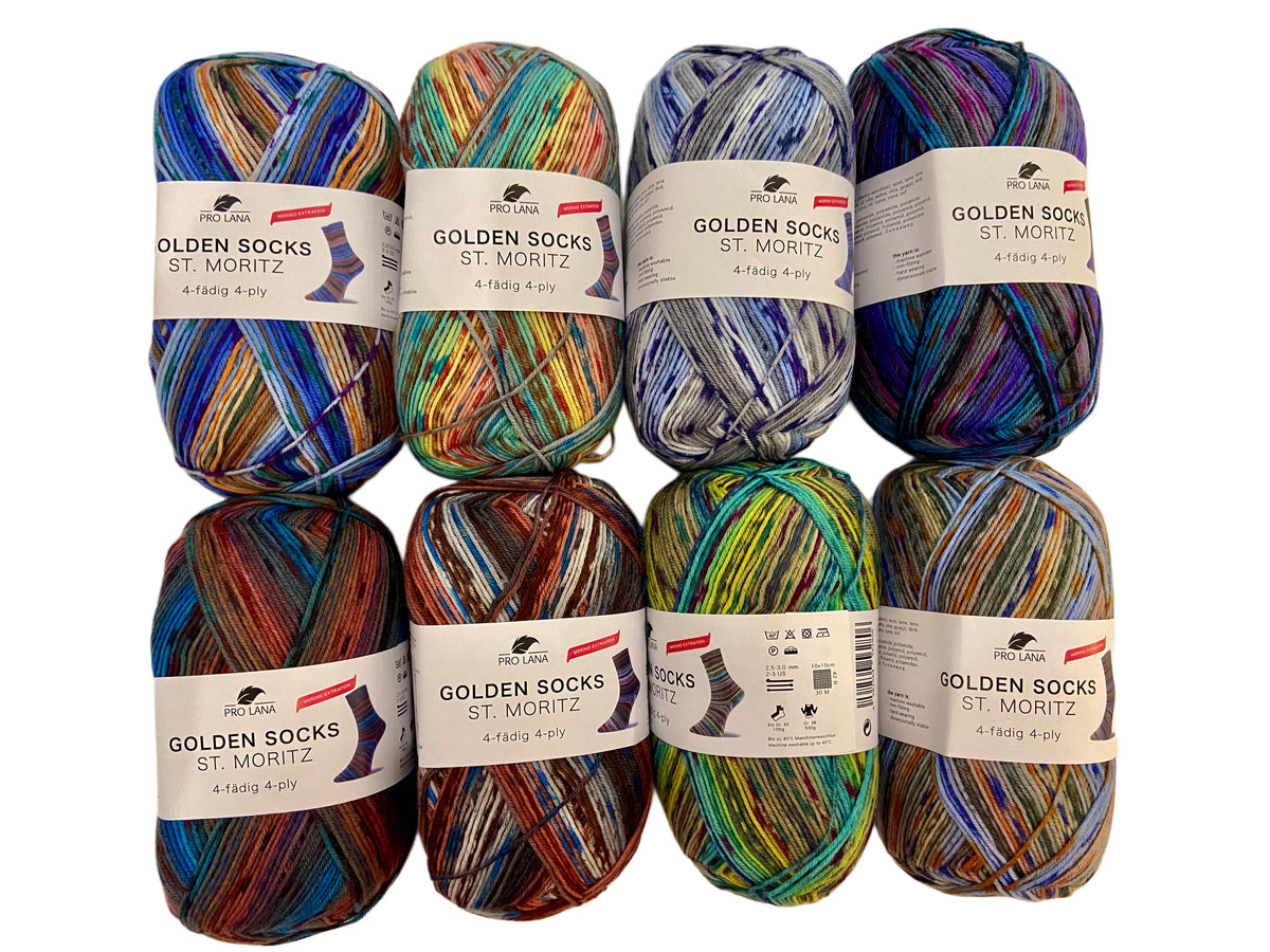 Golden Socks St.Moritz Merino extrafein, 4-fach, (11,90€ / 100g) (Kopie)