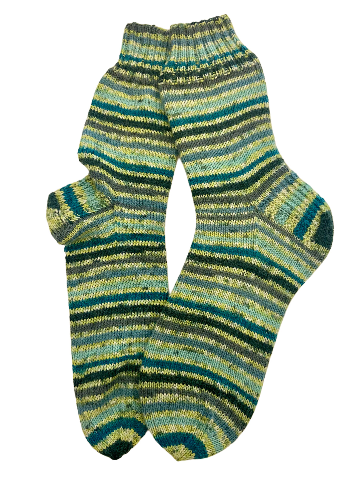 Handgestrickte Socken, Gr. 39/40