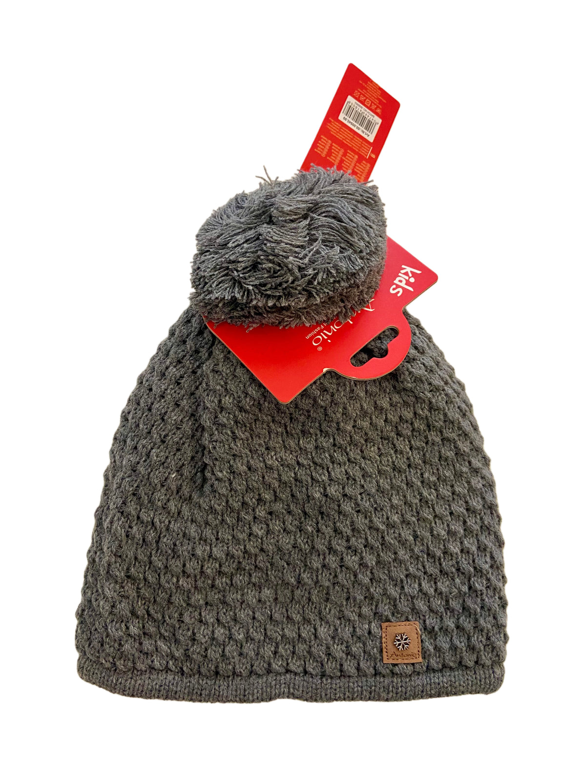 Winter Kinder Mütze, gestrickt, mit Bommel