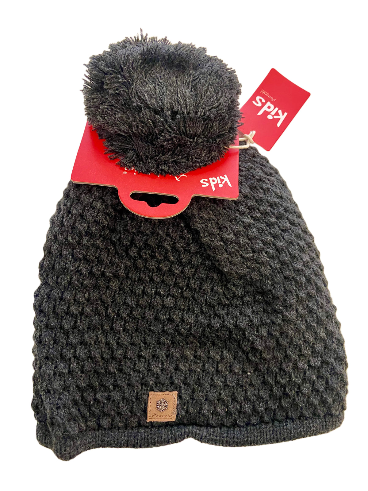 Winter Kinder Mütze, gestrickt, mit Bommel