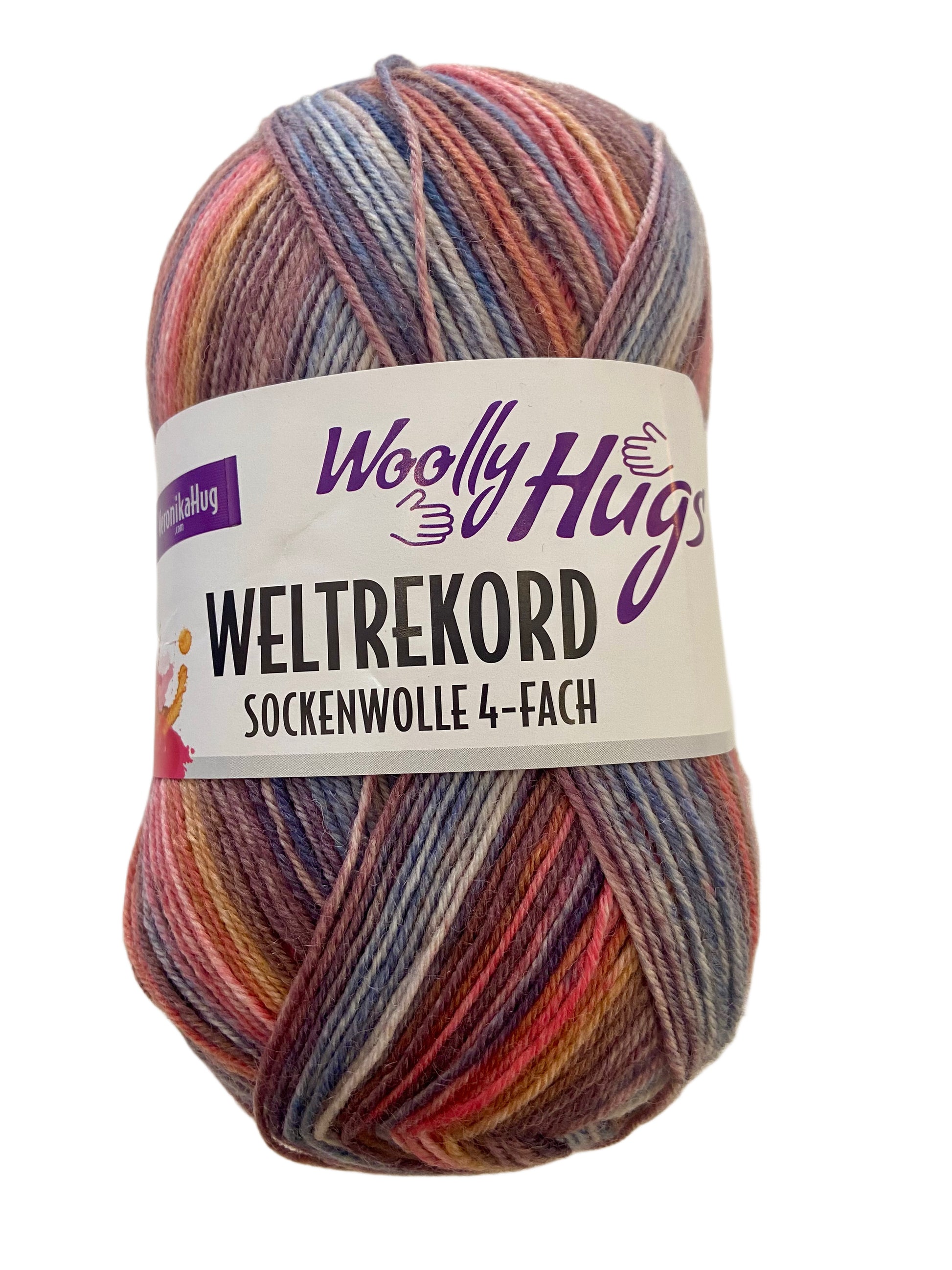 Woolly Hugs Weltrekord Sockenwolle, 4-fach, (7,50€ / 100g)