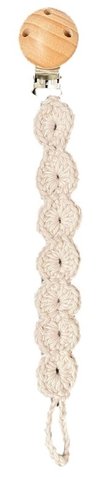 Schnullerkette im Boho-Stil, HANDARBEIT