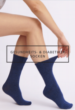 Diabetikersocken, ohne Gummi, 3er Pack