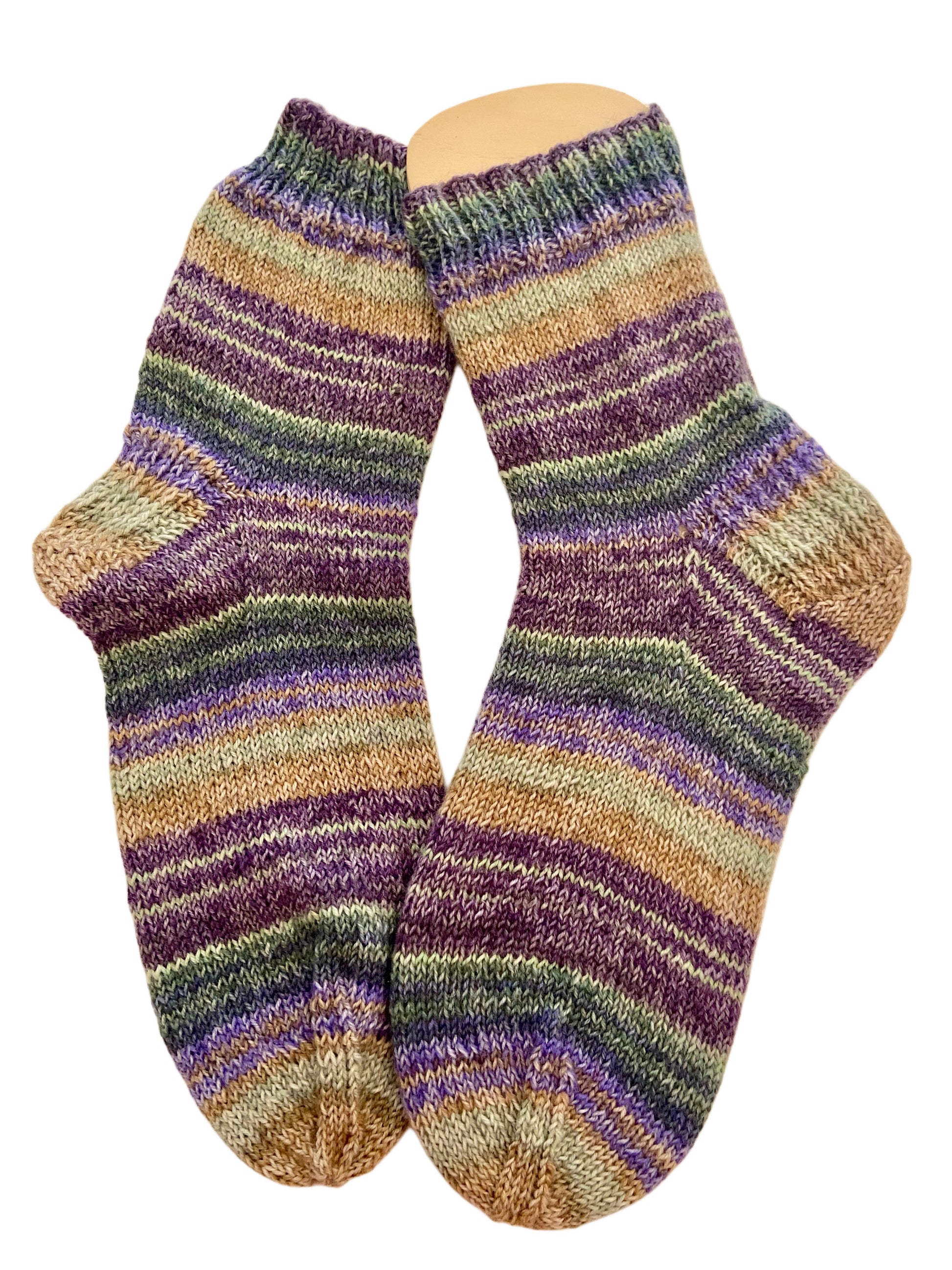 Handgestrickte Socken, Gr. 40/41