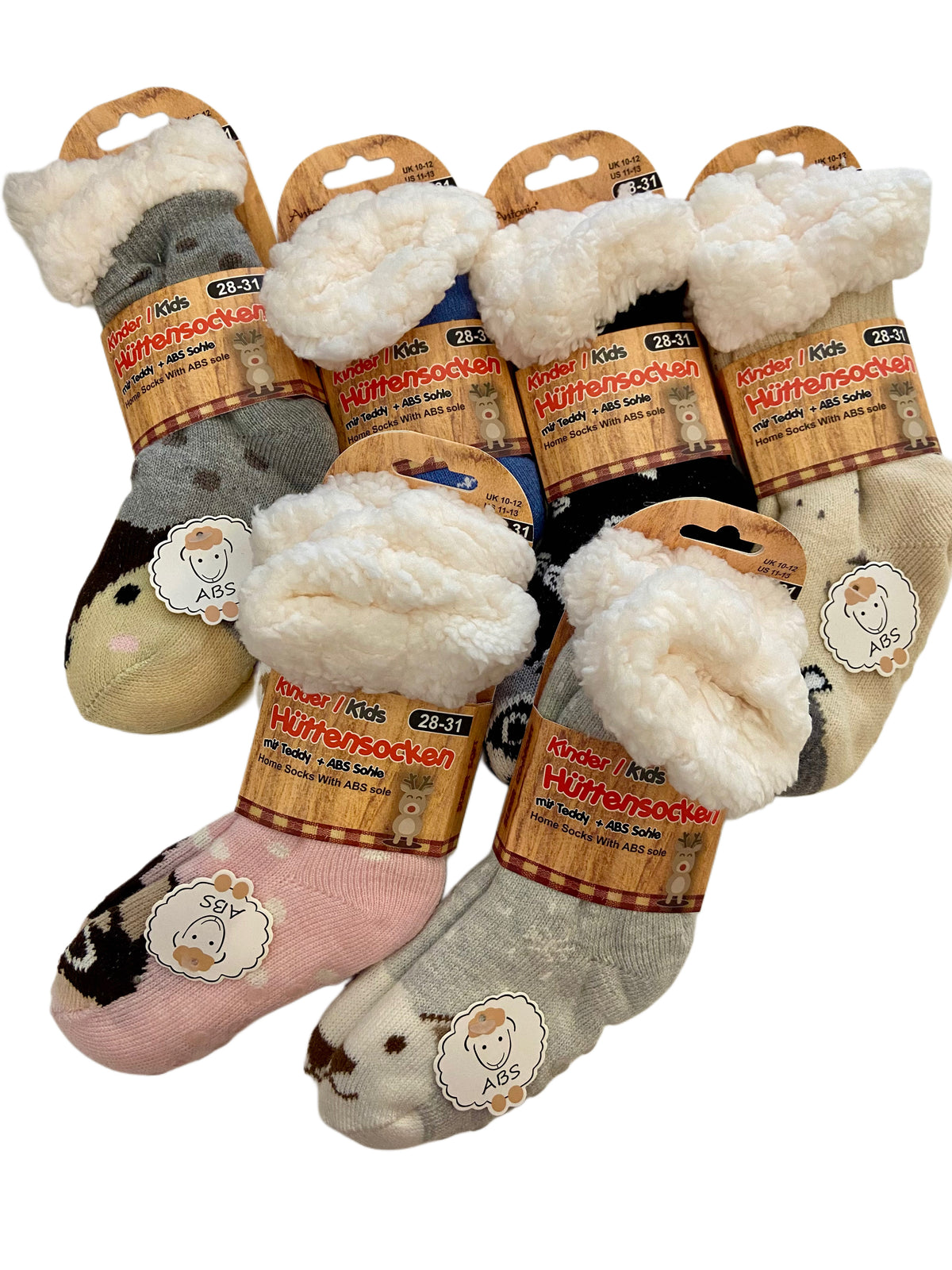 Kinder Tiergesicht Hüttensocken