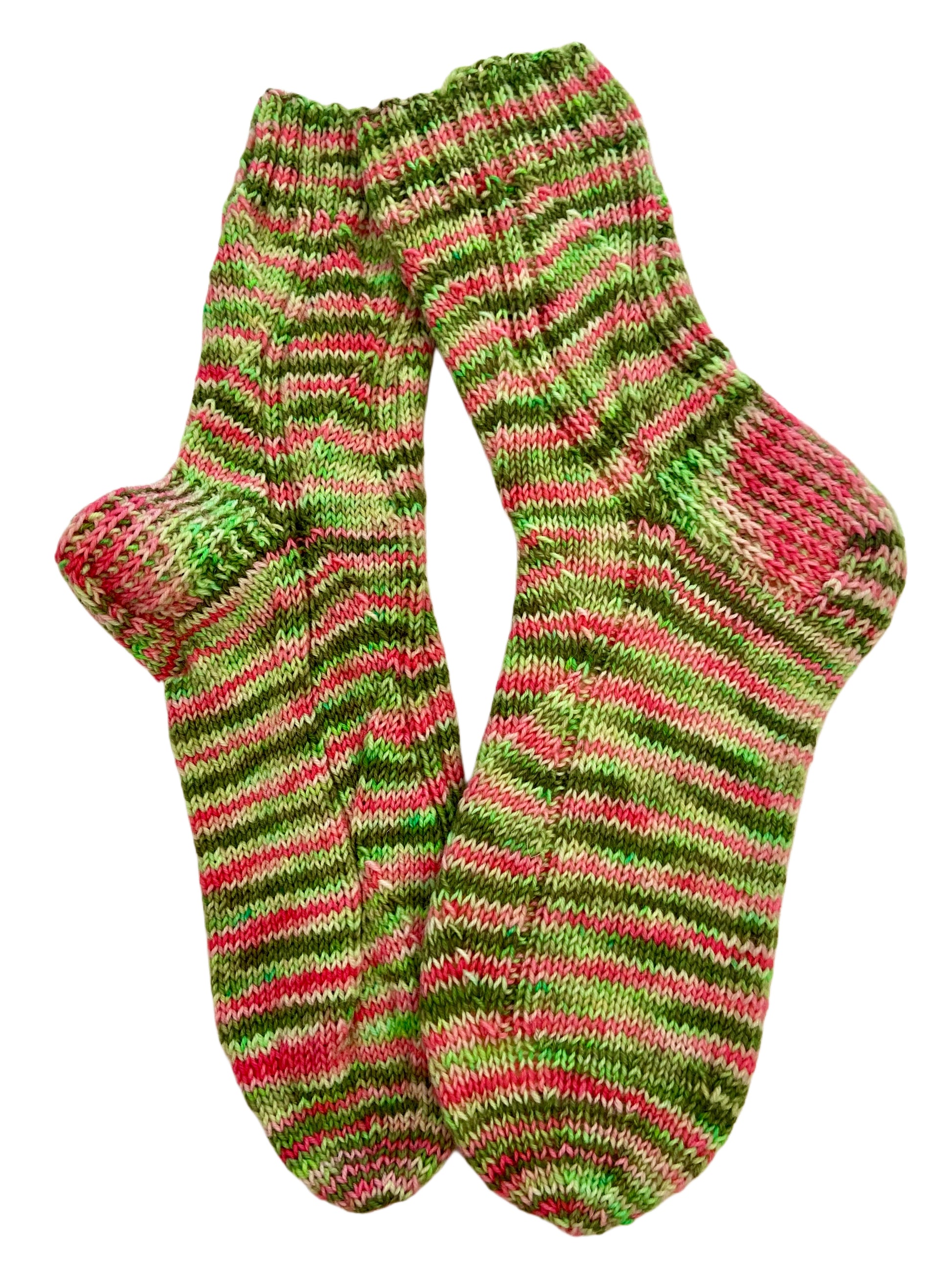 Handgestrickte Socken, Gr. 40/41