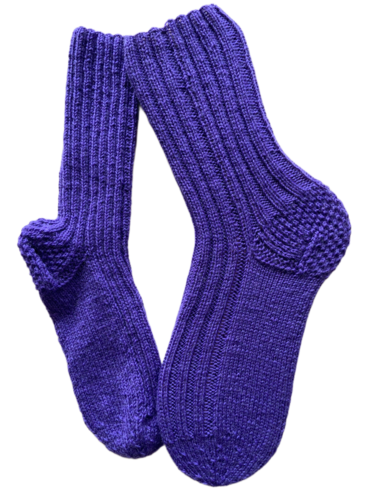 Handgestrickte Socken, Gr. 40/41