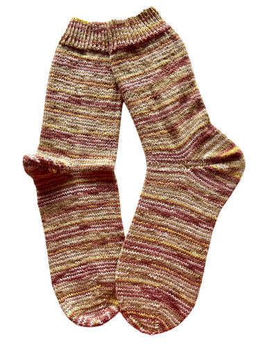 Handgestrickte Socken, Gr. 45/46