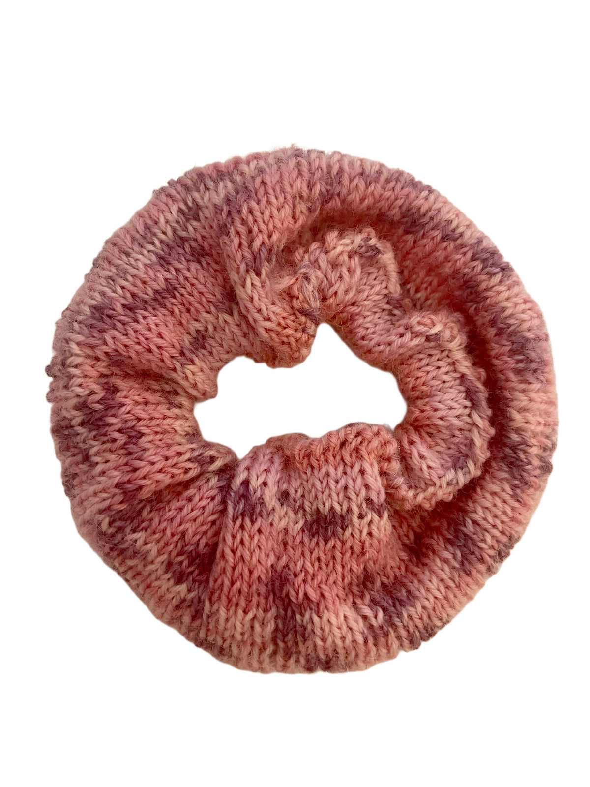 Haargummi, Scrunchie, gestrickt, HANDARBEIT