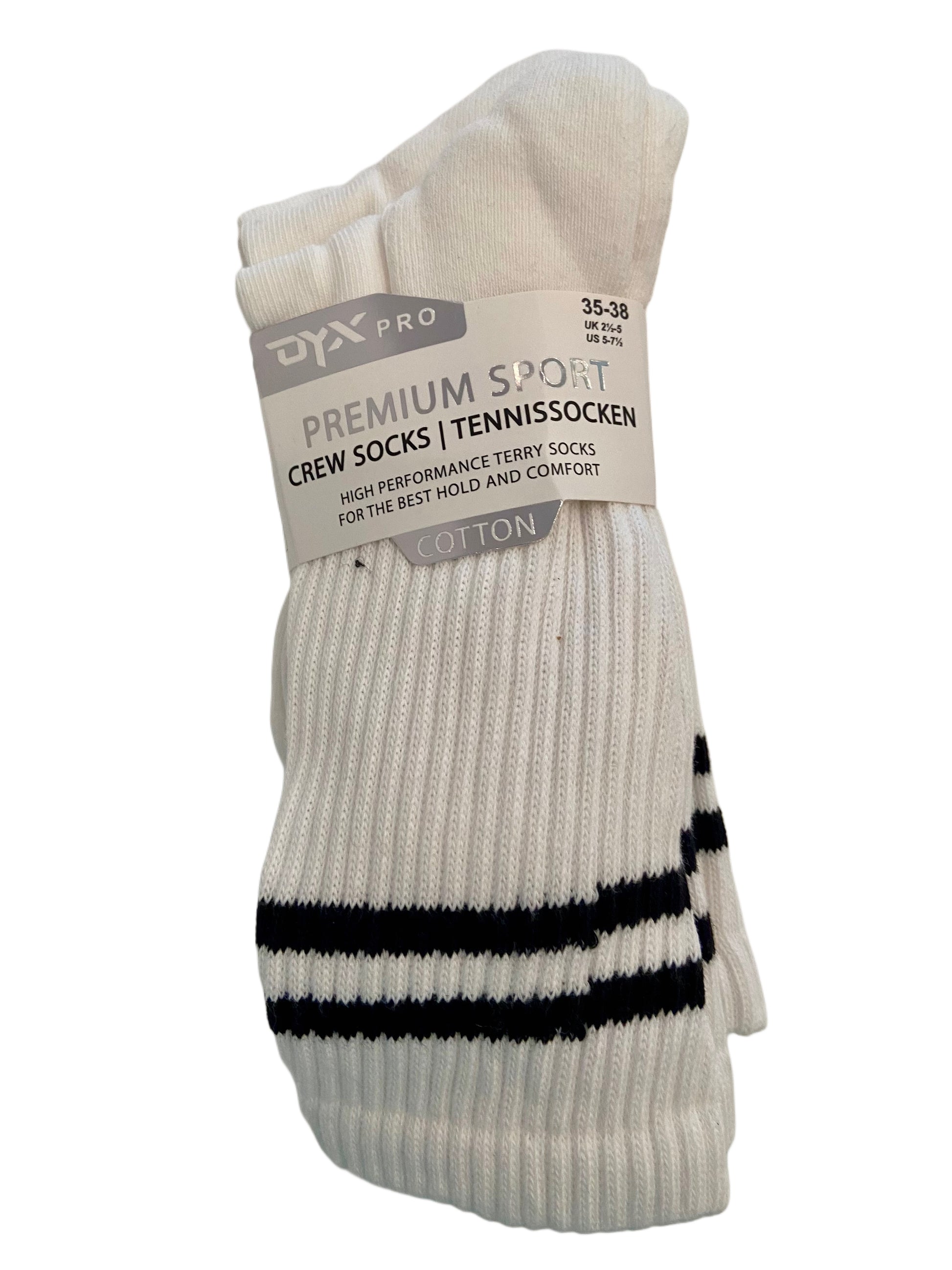 Tennis Socken mit viel Baumwolle, 3er Pack