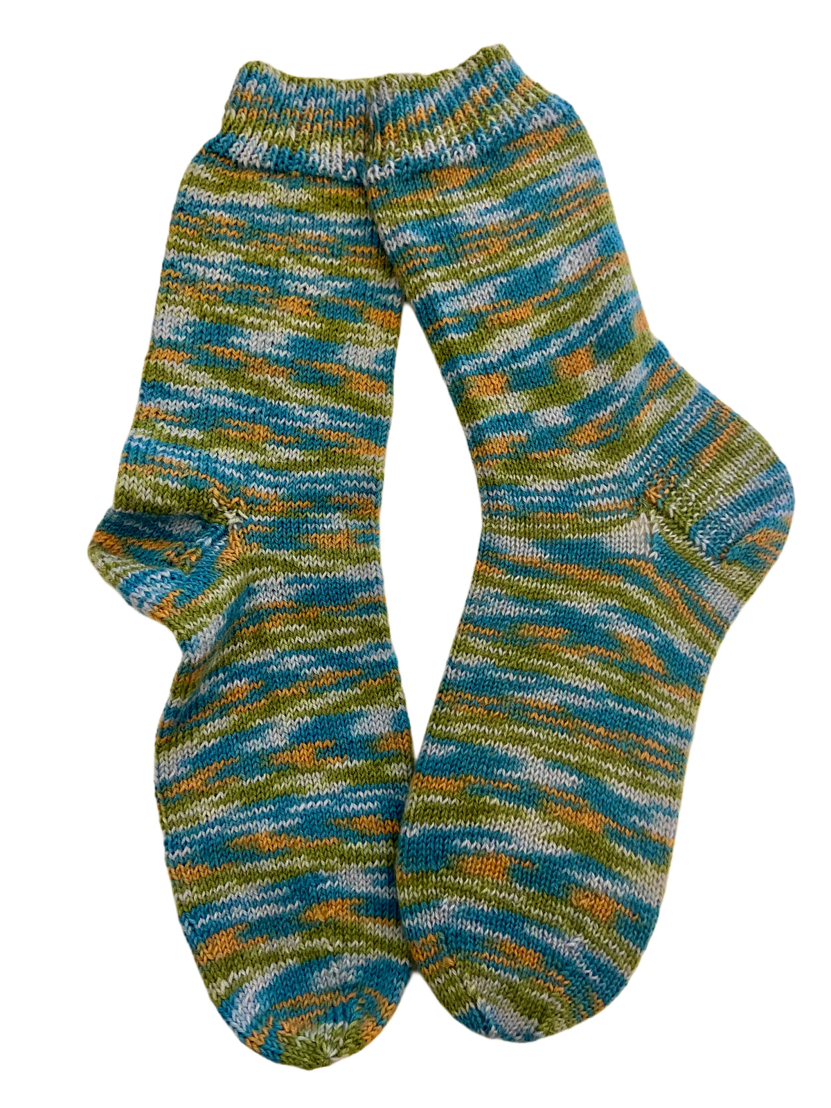 Handgestrickte Socken, Gr. 42/43