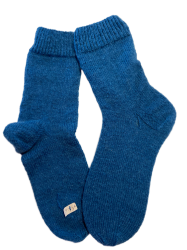 Handgestrickte Socken mit ALPAKA, Gr. 45/46