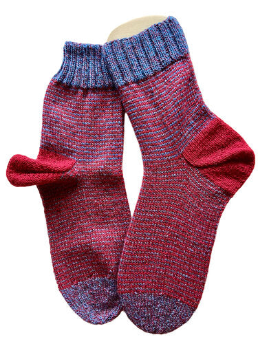 Handgestrickte Socken, Gr. 42/43