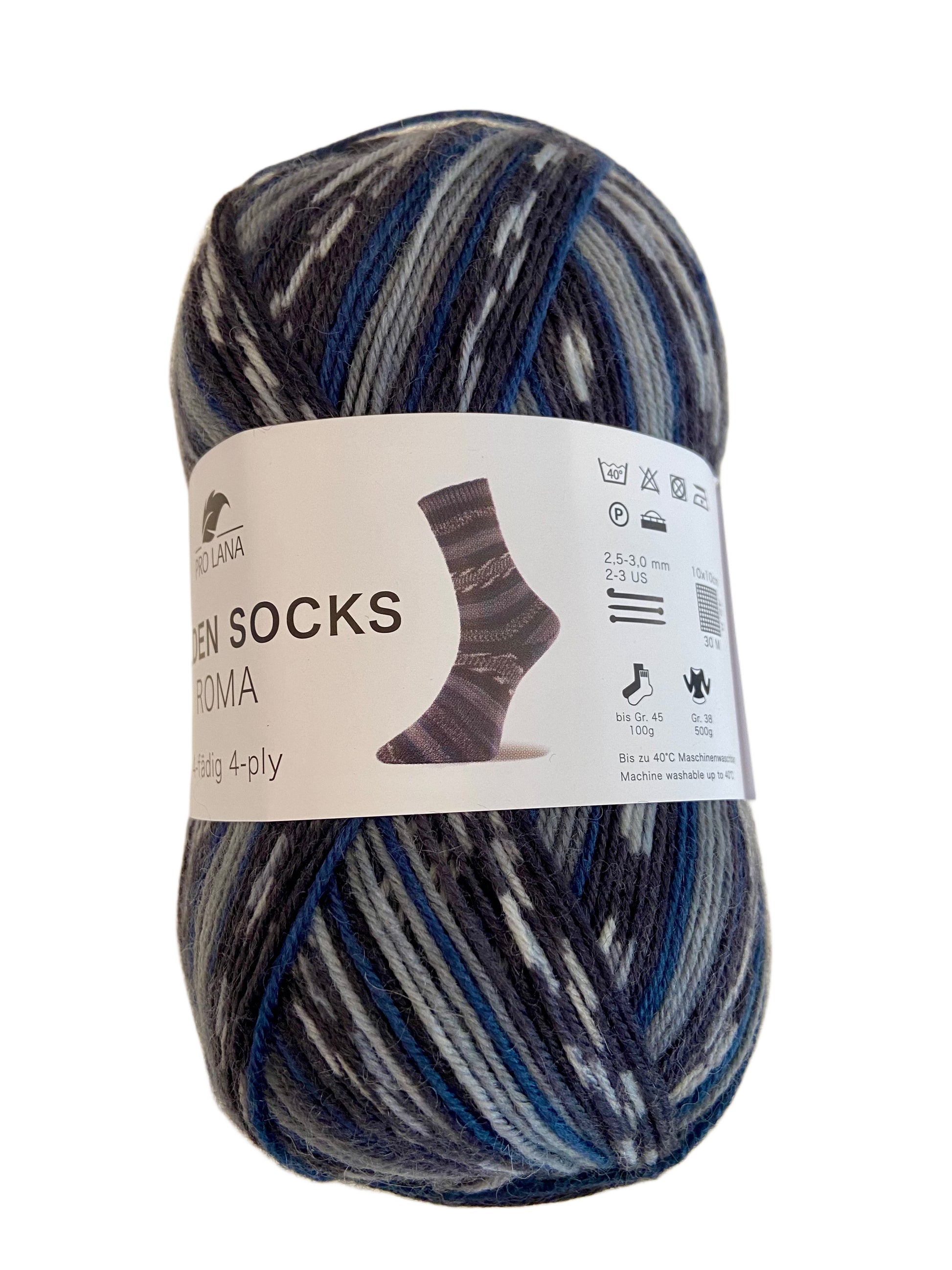Pro Lana, Golden Socks ROMA, 4-fach, (6,95€ / 100g)