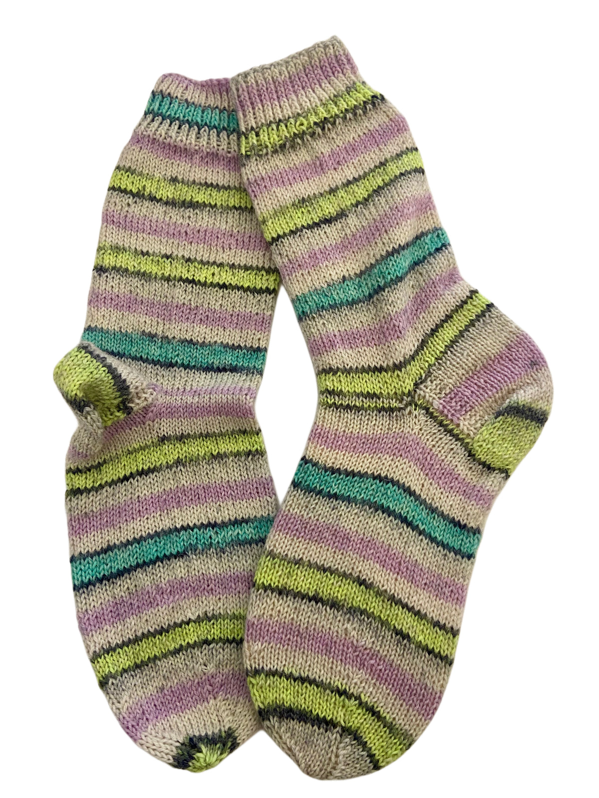 Handgestrickte Socken, Gr. 37/38