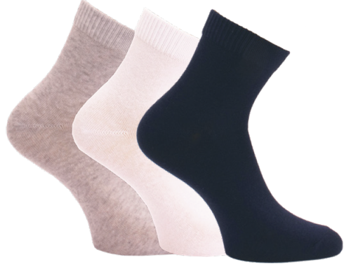 Kurzschaftsocken, 3er Pack