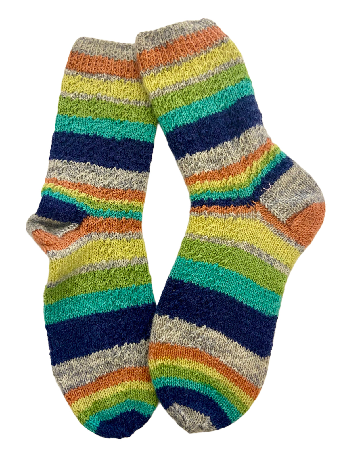Handgestrickte Socken, Gr. 37/38