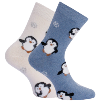 Motivsocken "Pinguin", 2er Pack