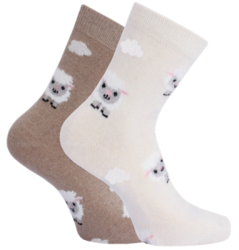 Motivsocken "Schäfchen", 2er Pack