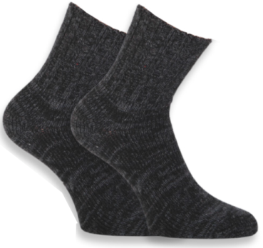Damensocken Melange, 2er Pack