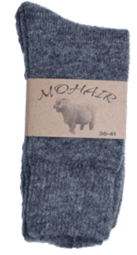 Damensocken Mohair natur, One Size (Gr. 36-42)