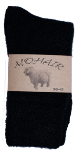 Damensocken Mohair natur, One Size (Gr. 36-42)