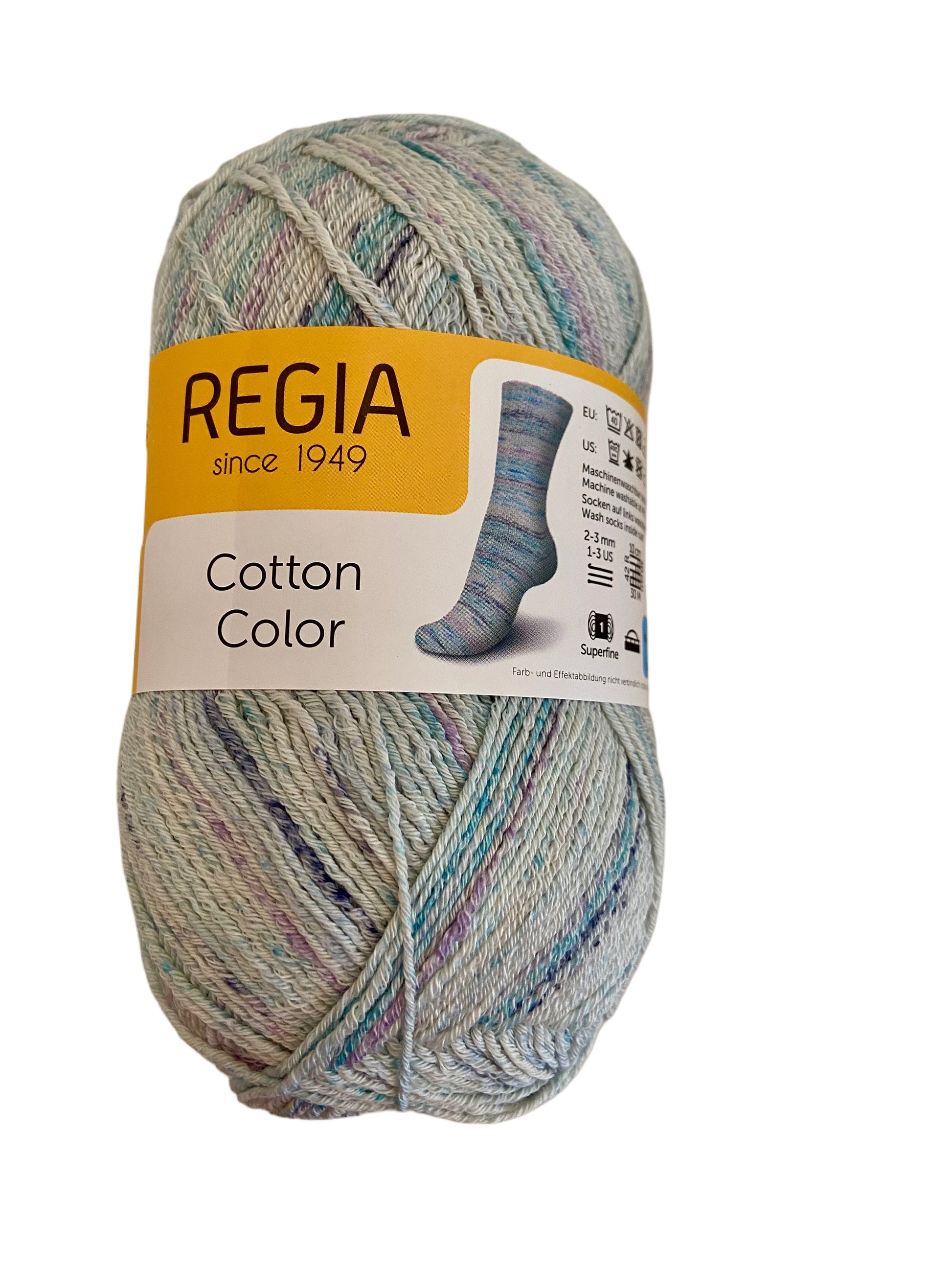 Regia Cotton Color, 4-fach, (9,75€ / 100g)
