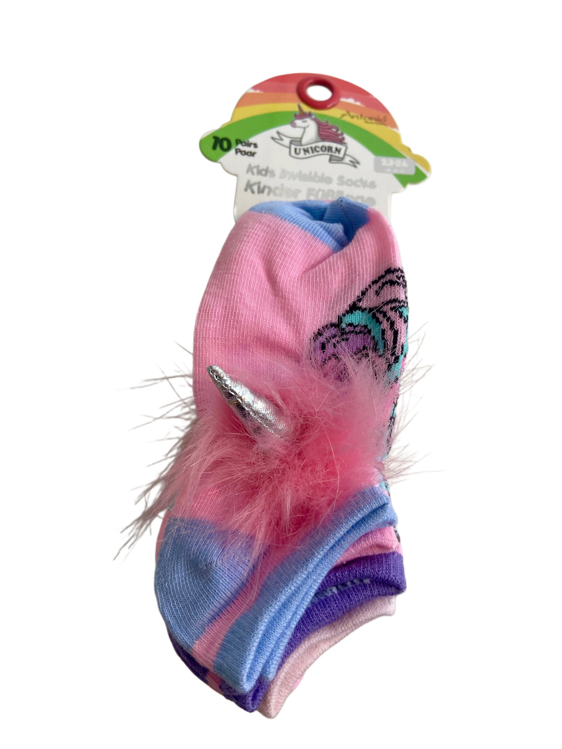 Mädchensneaker Einhorn, 10er Pack