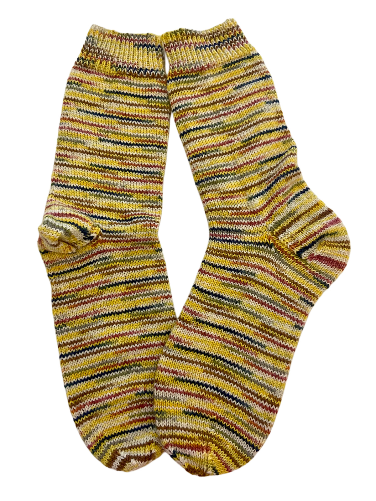 Handgestrickte Socken mit KASCHMIR, Gr. 41/42