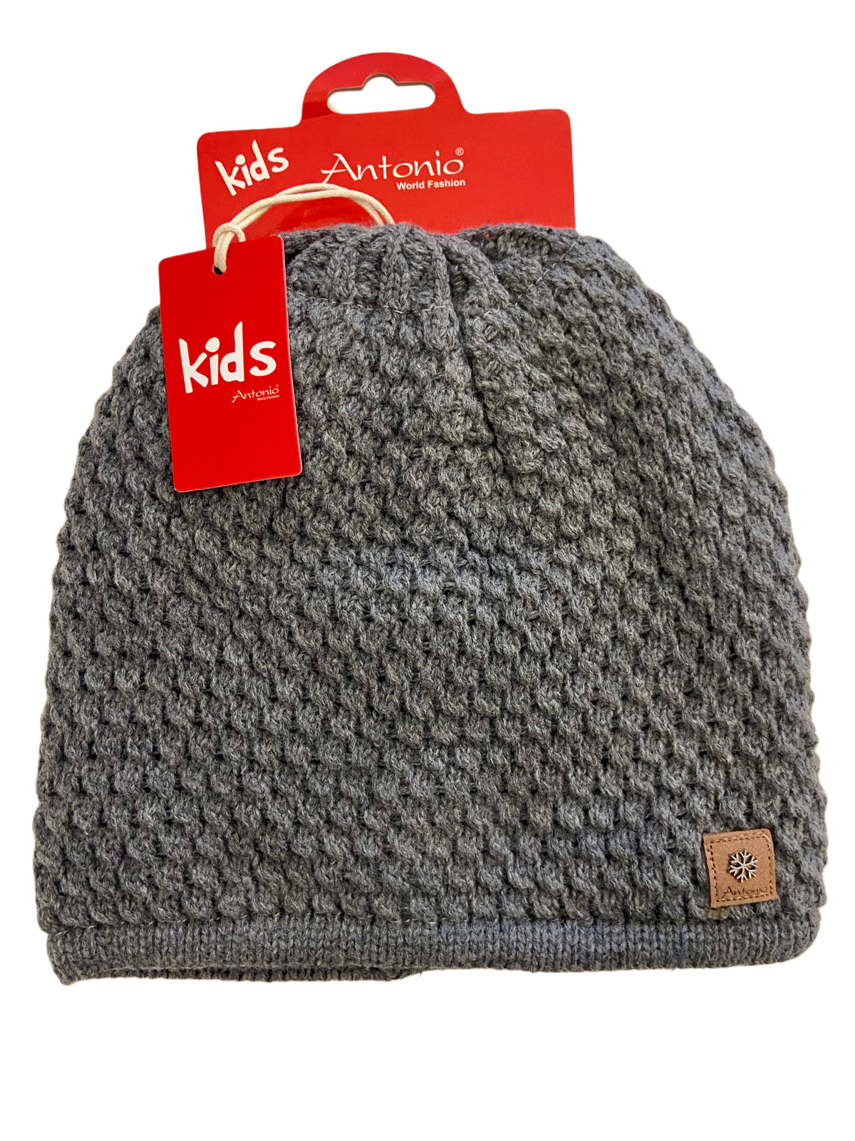 Winter Kinder Mütze, gestrickt, ohne Bommel