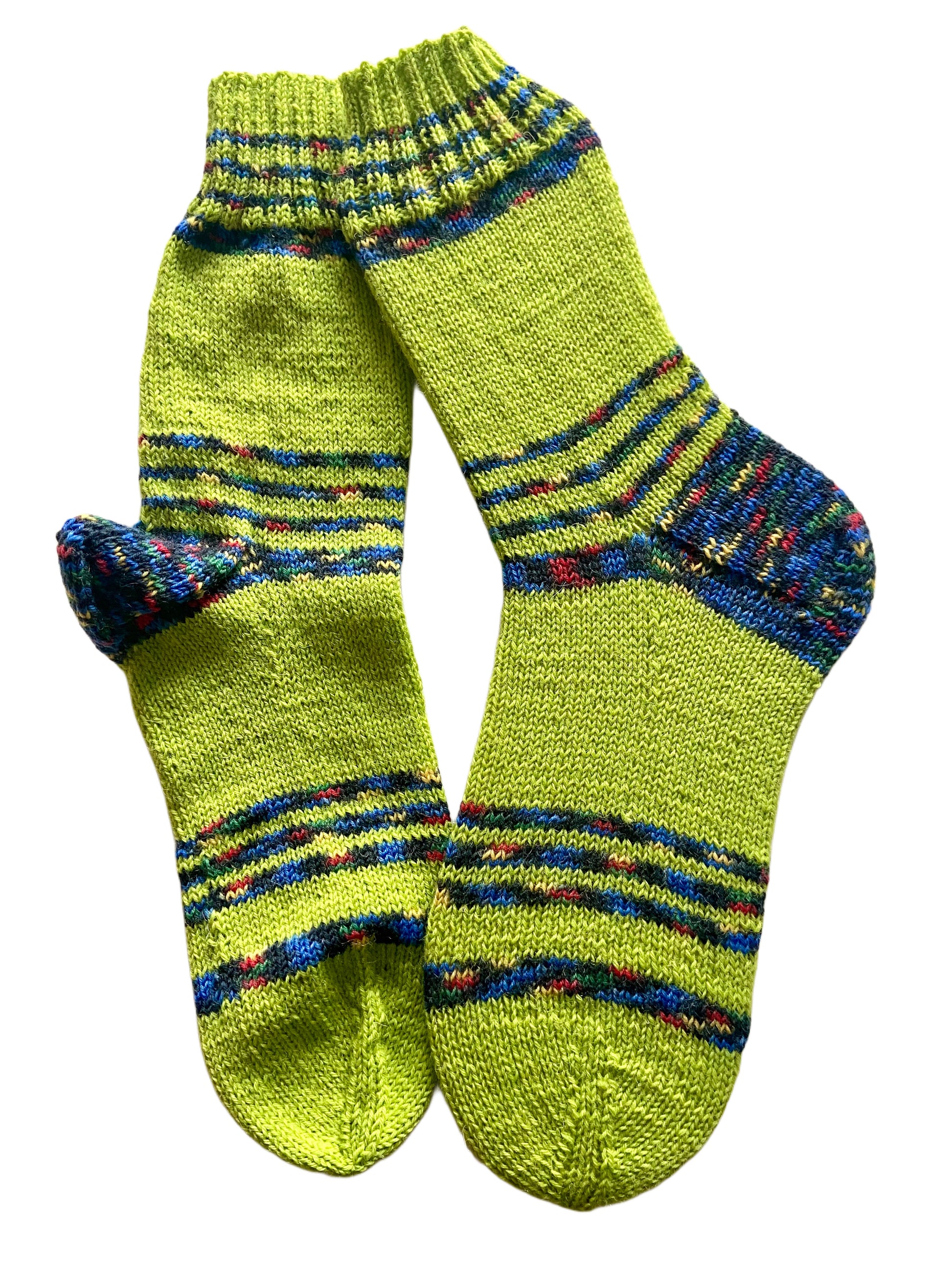 Handgestrickte Socken, Gr. 40/41