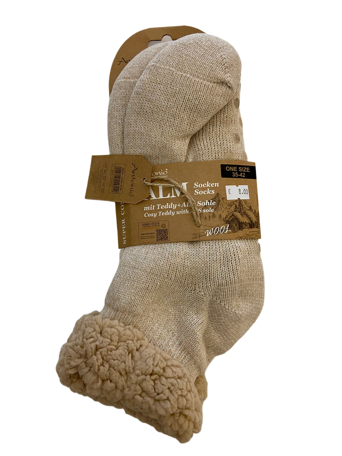 Almsocken mit Teddy und ABS, ONE SIZE Damen
