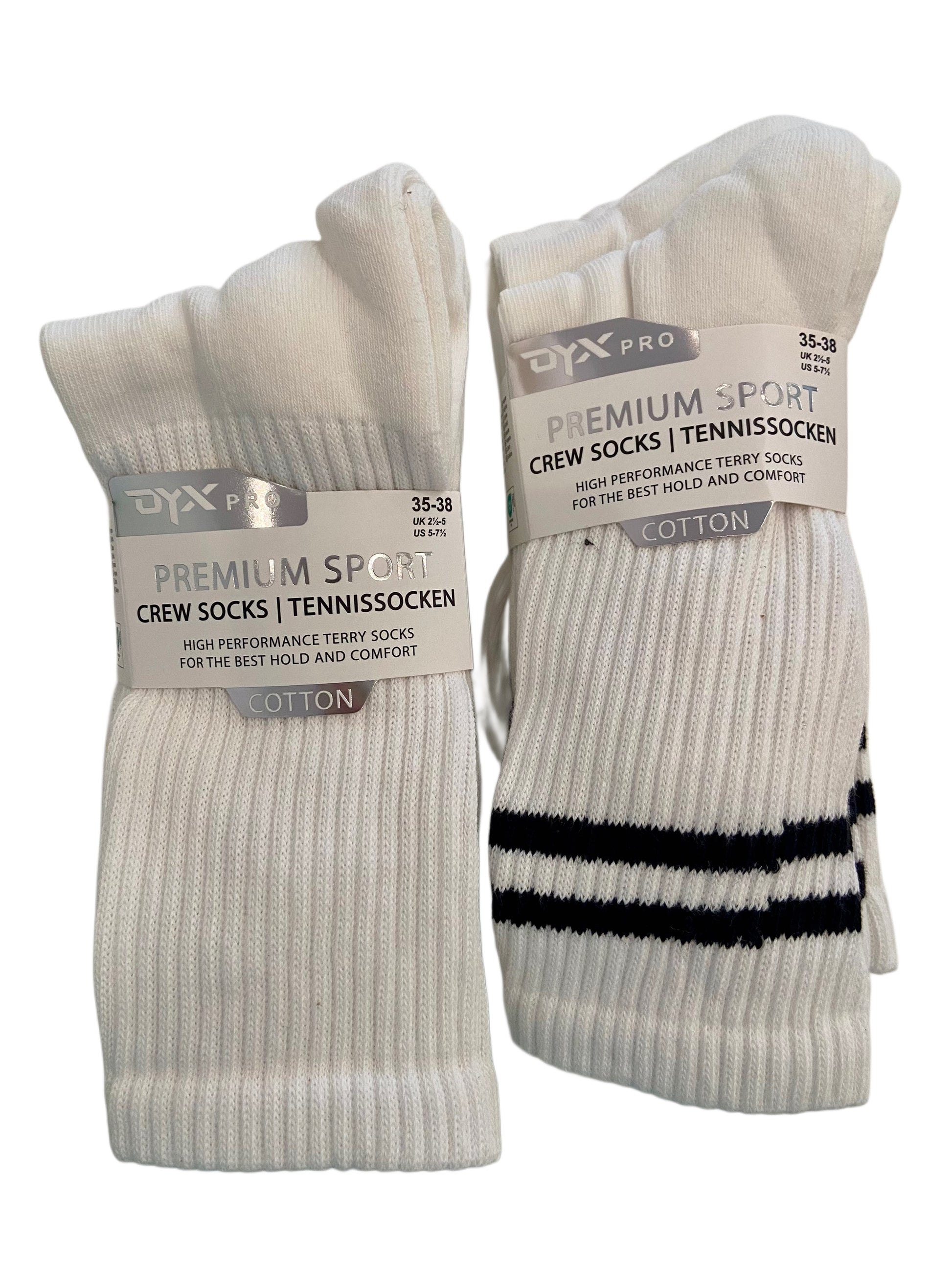Tennis Socken mit viel Baumwolle, 3er Pack