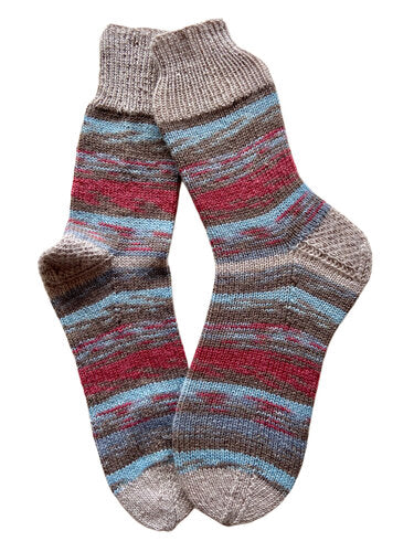 Handgestricke Socken, Gr. 39/40